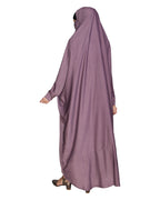 Caramel Brown Iraqi Chaddar set Purple