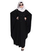 Jazzy Black Kaftan with beaded Embroidery Black