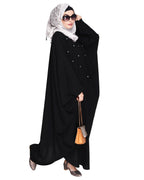 Jazzy Black Kaftan with beaded Embroidery Maroon