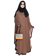 Double Layered Oak Brown Kaftan Brown