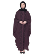 Dimensional Design Embroidered Kaftan Purple
