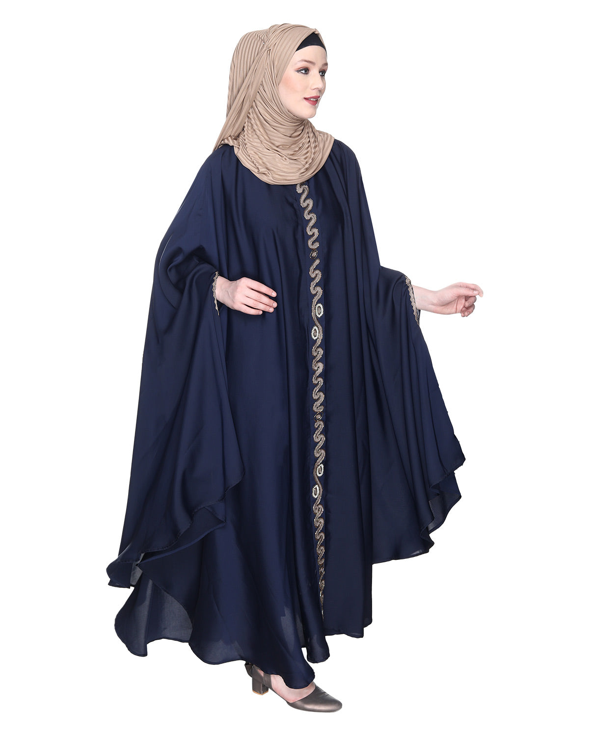 Regal Navy Blue Luxury Kaftan Blue