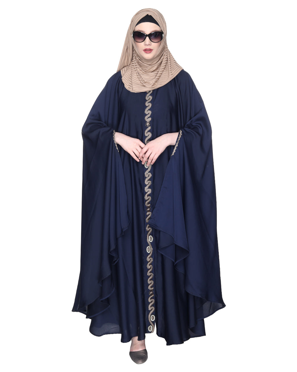 Regal Navy Blue Luxury Kaftan Blue