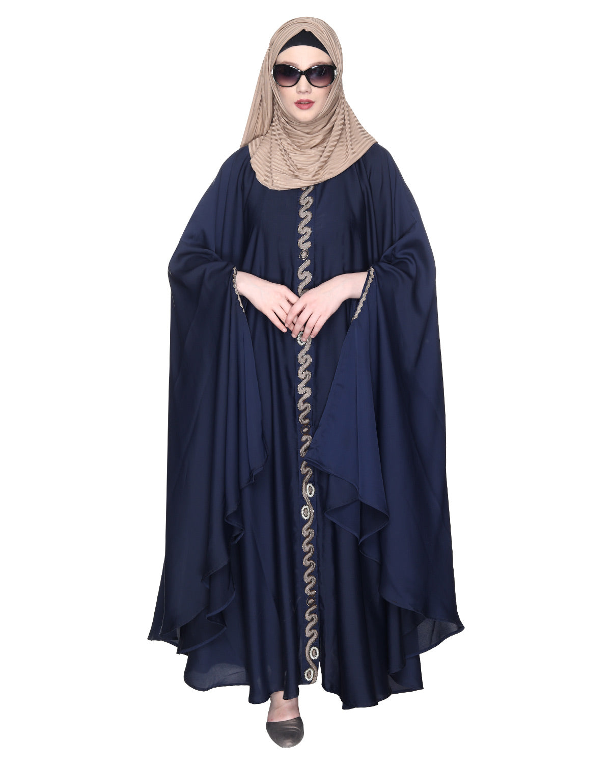Regal Navy Blue Luxury Kaftan Blue