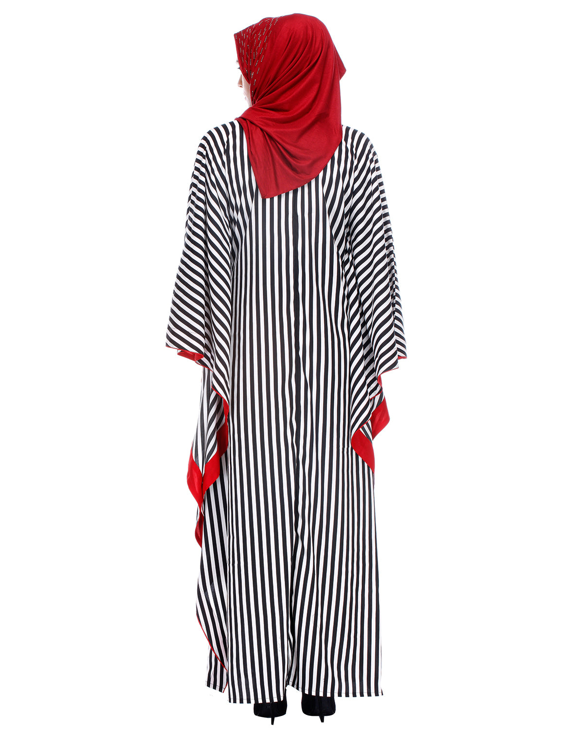 Striped Kaftan Black & White