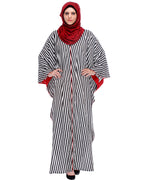 Striped Kaftan Black & White