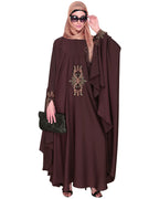 Irani Kaftan Wine One Size