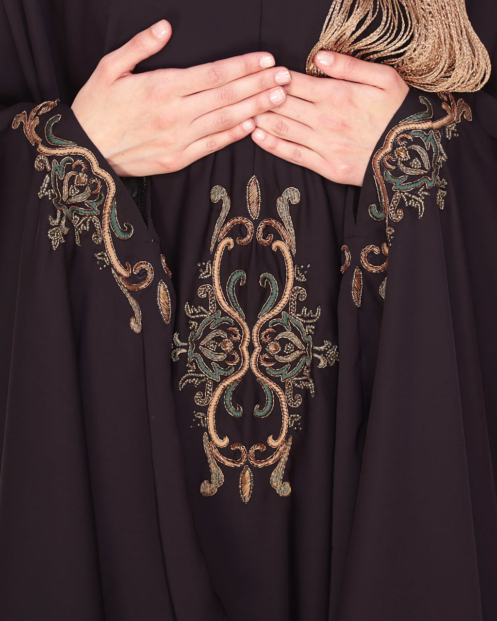Irani Kaftan Dark Purple One Size